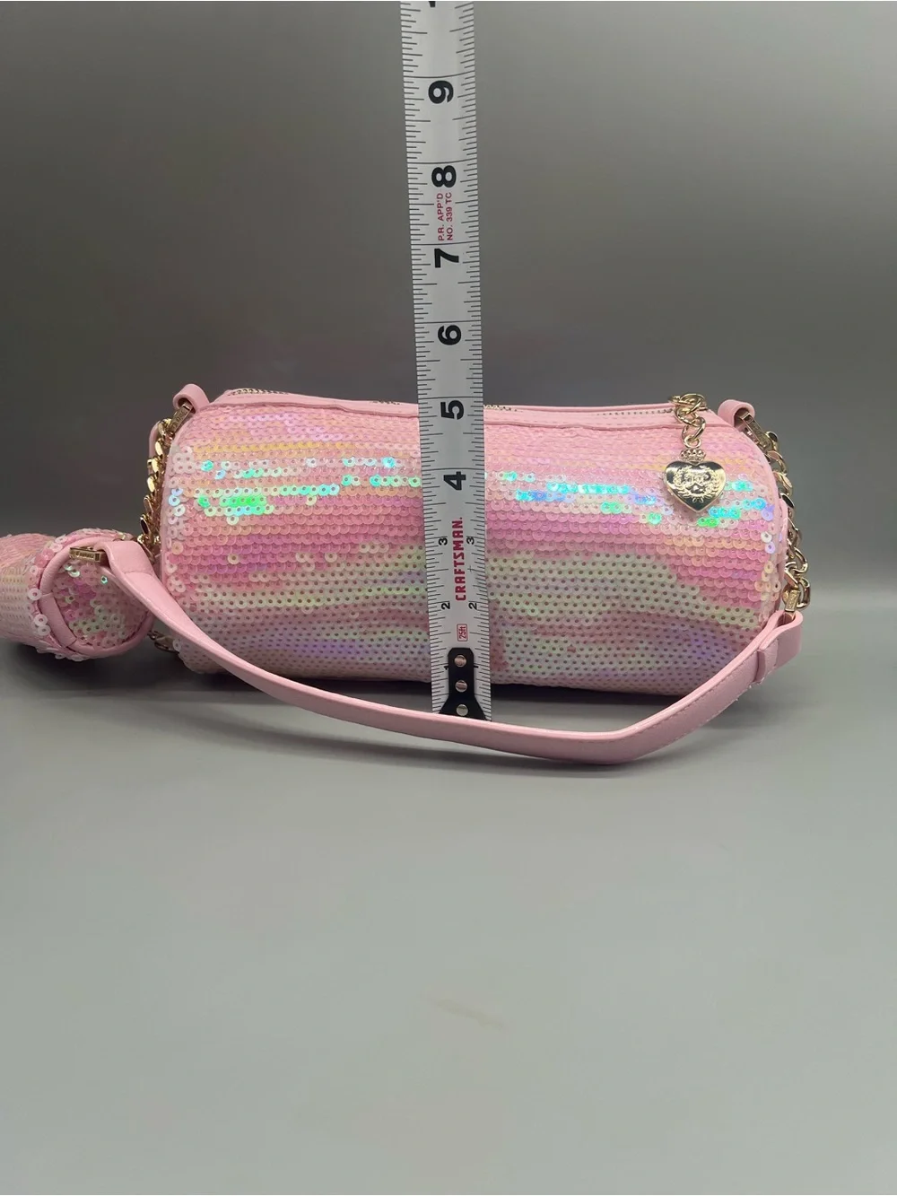 Juicy couture sequin shoulder bag purse